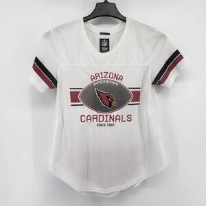 Arizona Cardinals NFL Team Apparel Women's White Football Jersey Size Large Long